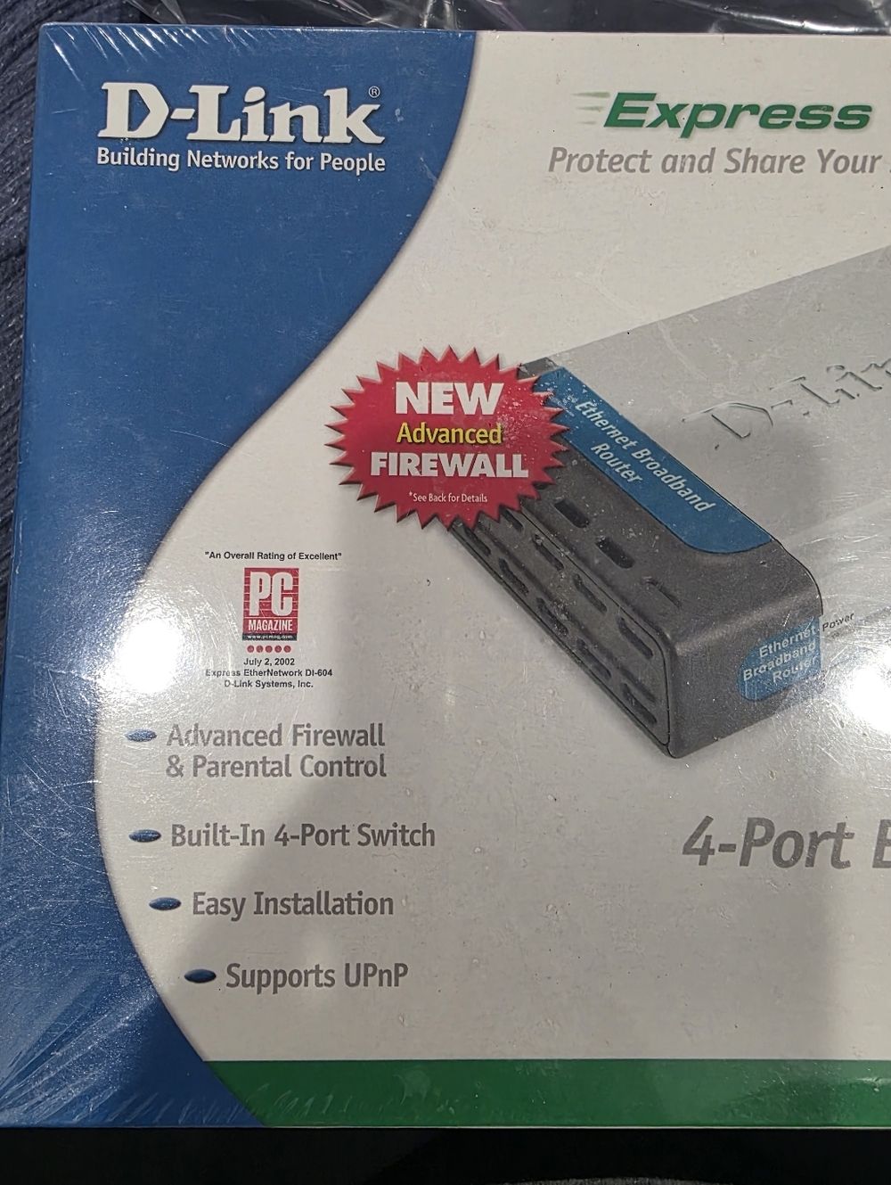 D-Link 4-Port Ethernet Broadband Router DI-604 Cable/DSL XBOX Compatible NEW - Picture 5 of 7